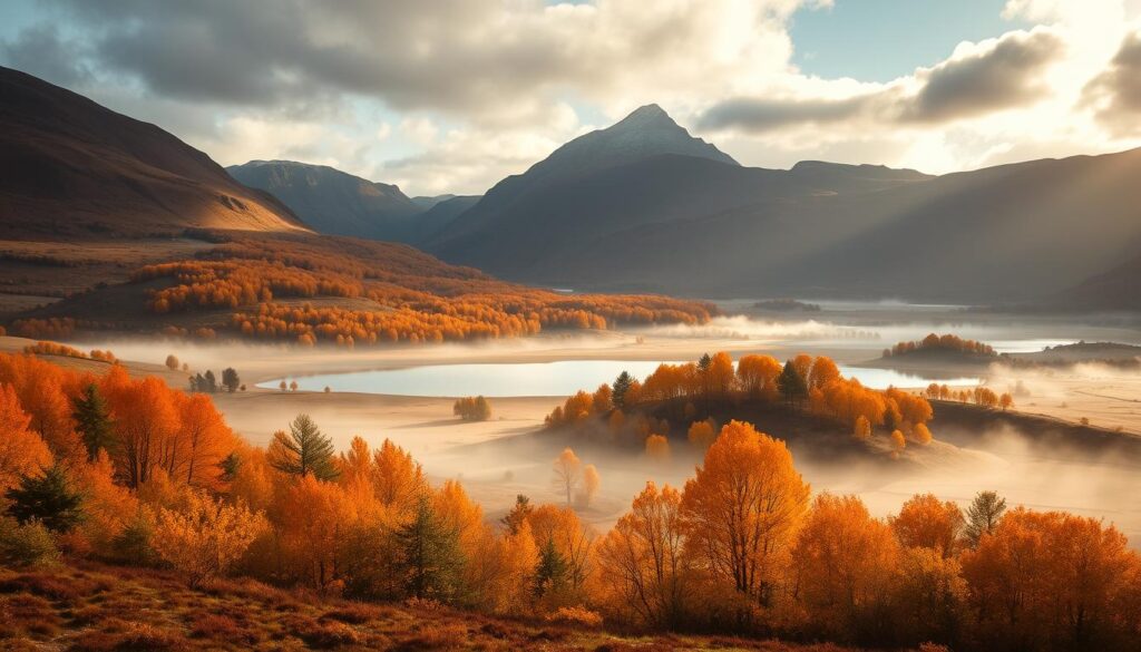 Herbstlandschaft in den Schottischen Highlands