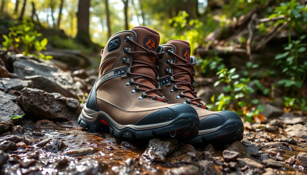 Waterproof hiking boots