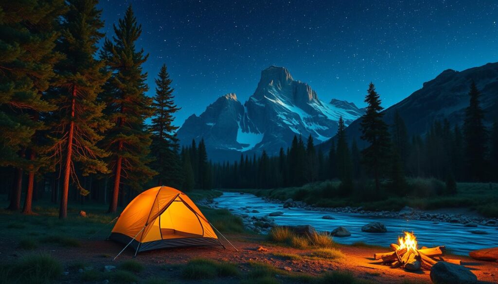 Wilderness camping in national parks