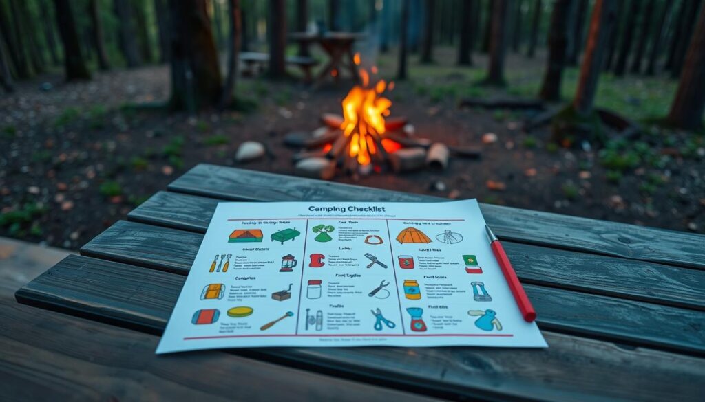 camping checklist