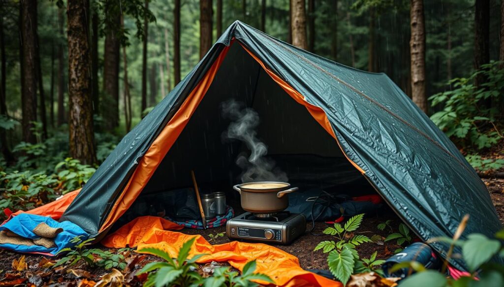 camping in the rain advice