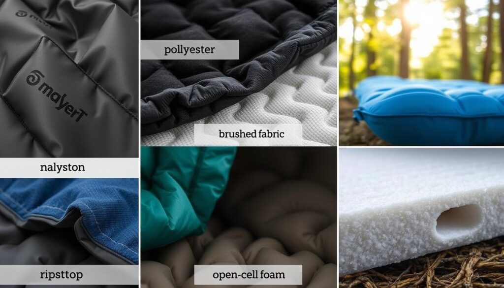 sleeping pad materials