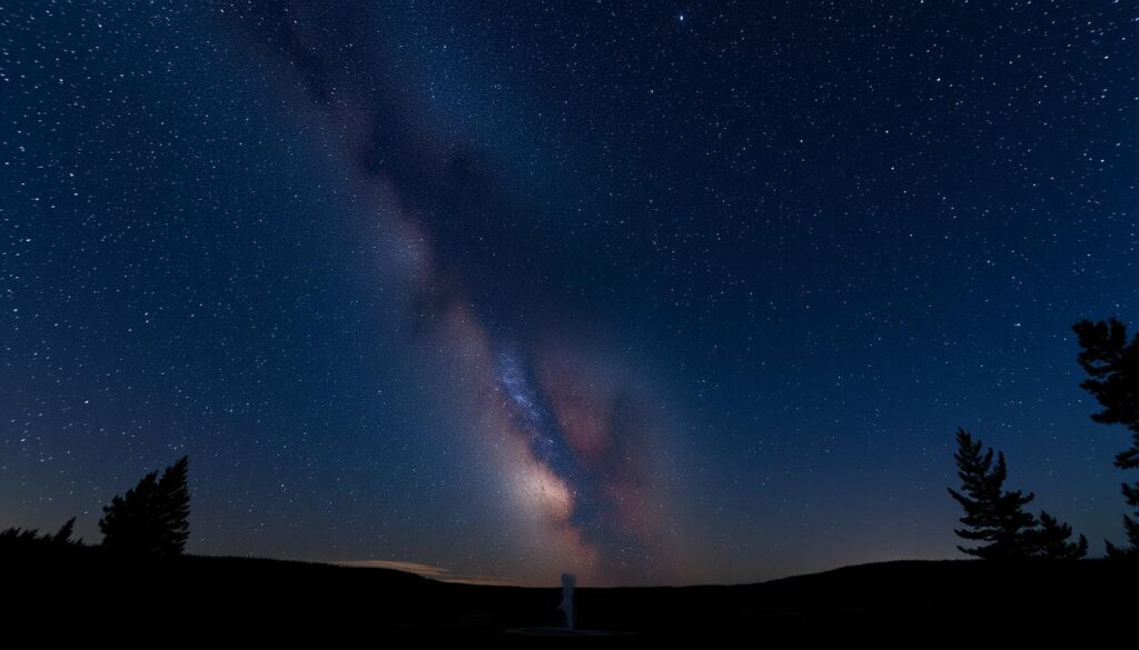 stargazing in Yellowstone